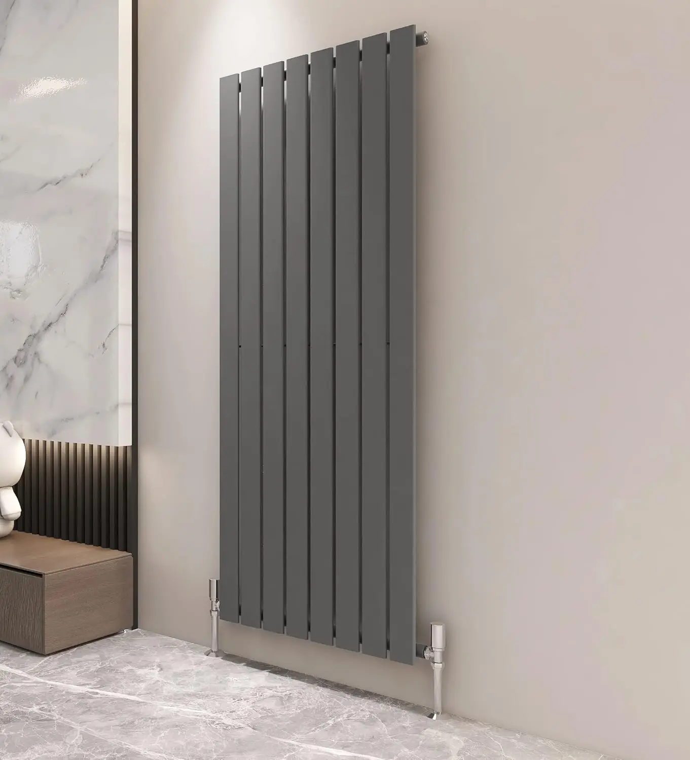 mcc direct Radiator Horizontal Vertical Designer Flat Panel Central Heating Radiator 1600x544mm Single