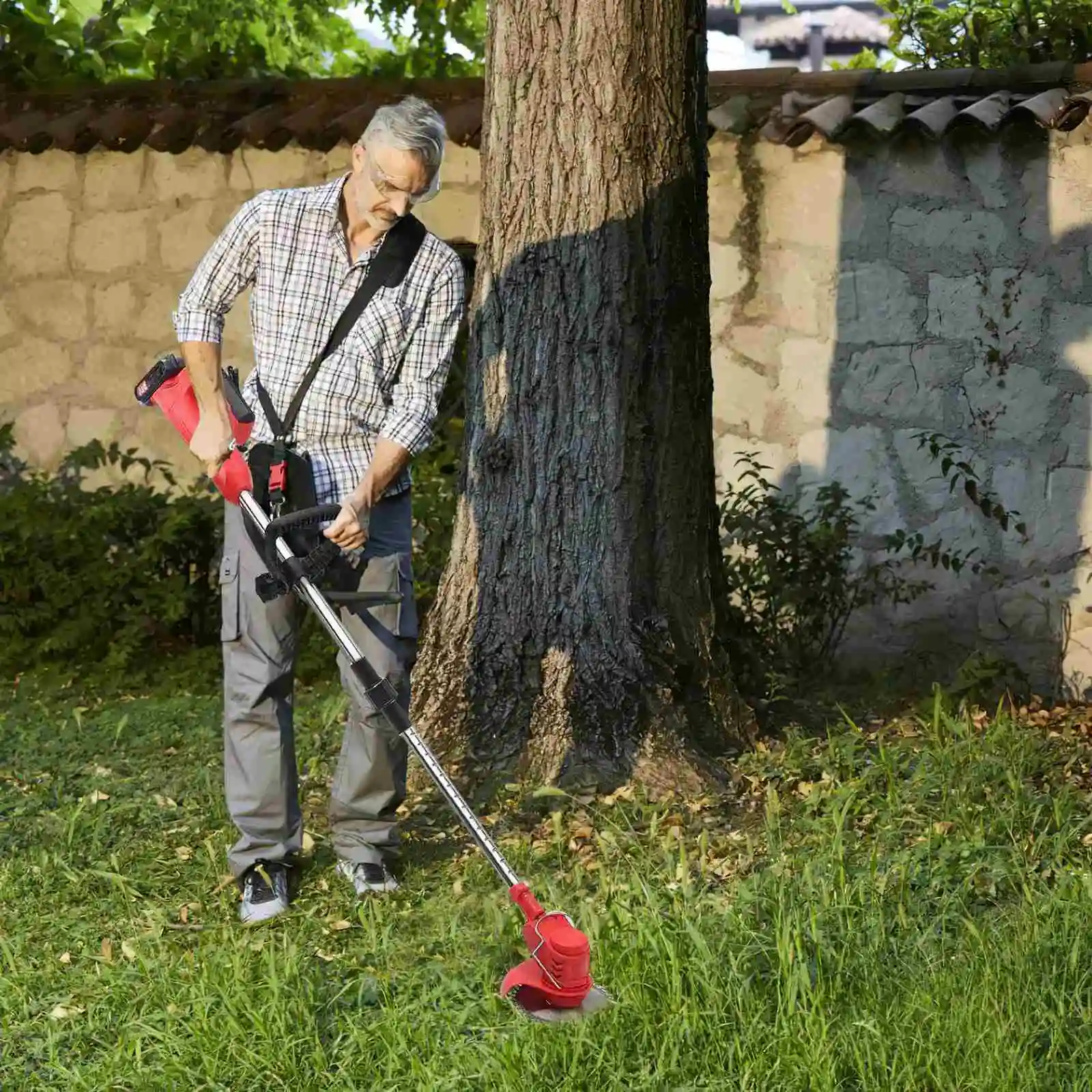 850w hand gehaltener elektrischer Rasenmäher elektrischer Grass ch neider U/min Volks garten Bürsten becher Elektro werkzeug für Makita 18V Batterie
