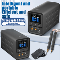 10KW Farah capacitor spot welding machine 18650 lithium battery high-power welding 2.4-inch color screen 0.6 nickel strip