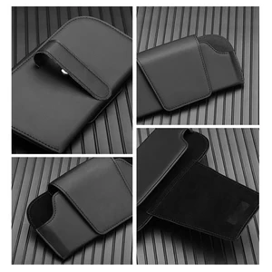 Seametal-Leather Sunglasses Protective Box, Sun Vision Holder, Premium Leather, Wear-Resistant, Leather, Auto Glasses, Storage Case 8 Main Sales Caixa Glasses - №5