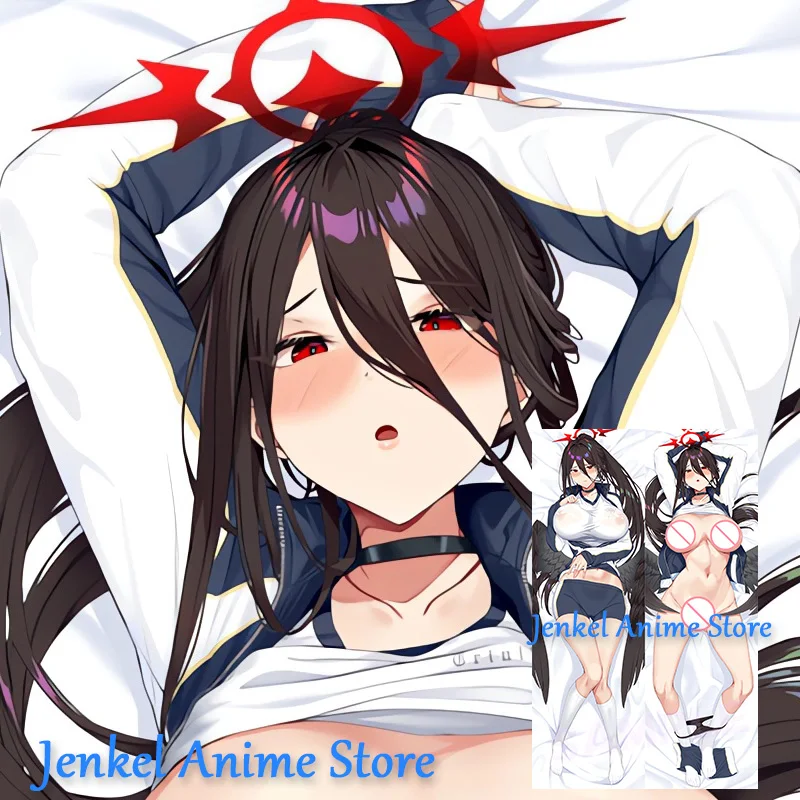 

Dakimakura Hanekawa Hasumi Blue Archive Anime Pillowcase Life Size Double Sided Print Body Pillow Cover