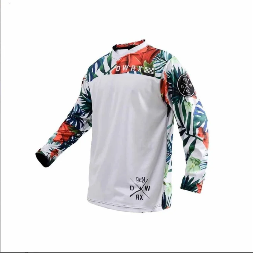 2022 customize team moto mtb motocross jersey Enduro Maillot Hombre DH BMX MX Cycling Downhill jersey road bike jersey