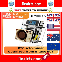 NMAxe Gamma optimized Bitaxe 601 gamma NMMiner Official BM1370 ASIC BTC Solo Lottery Miner 1.2TH/s Open-source quite Home Using