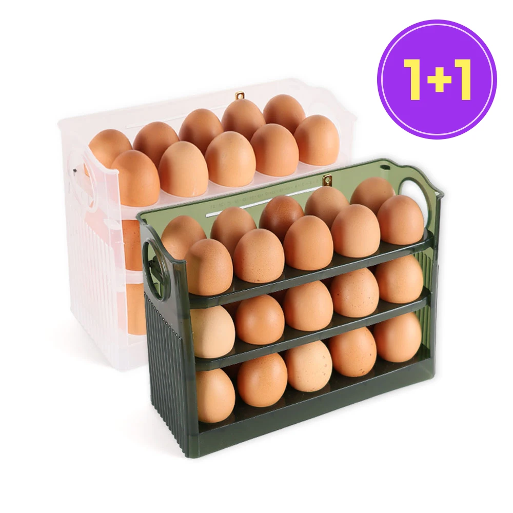 Standing 30-fold 3-step egg storage egg tray egg folding egg holder case