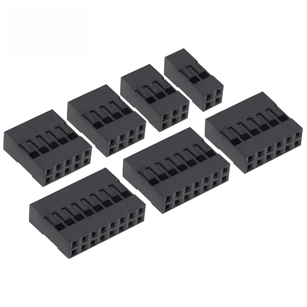 20 sztuk Dupont Shell 2.54MM dwurzędowy Dupont obudowa kabla Dupont wtyczka Dupont złącze Dupont obudowa z tworzywa sztucznego Jump Line Shell — zdjęcie 2