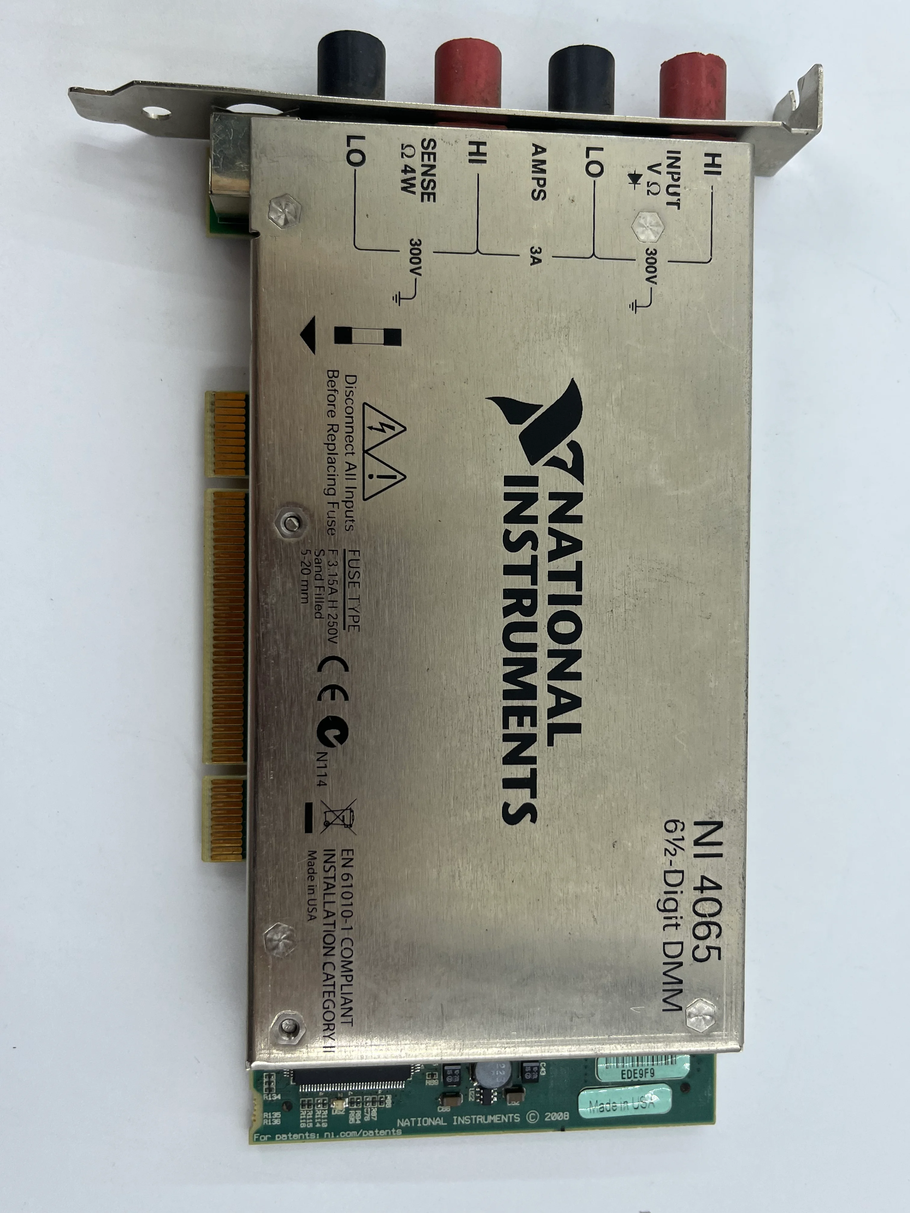 National Instruments NI PCI-4065 Multimeter Card 6-1/2 Digits