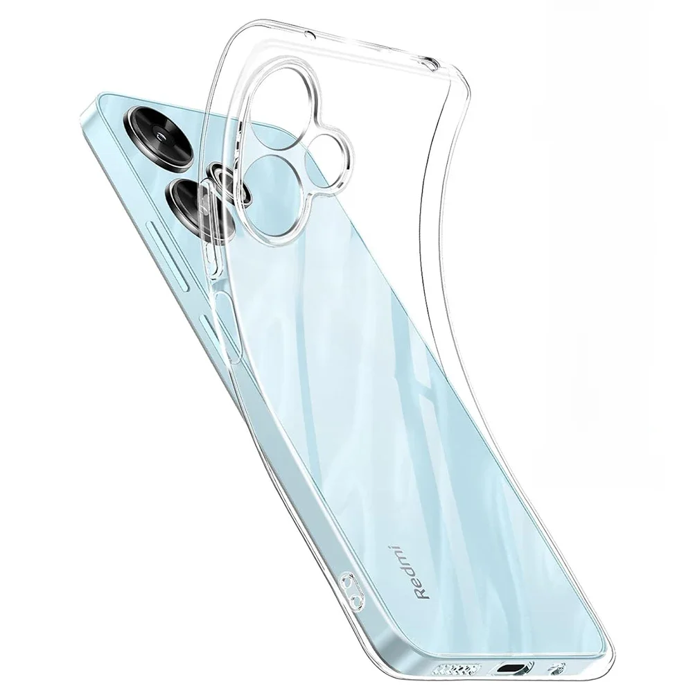 Coque souple en Silicone Transparent pour Xiaomi Redmi Note 13 12 11 11S 11T Pro Plus Pro + 12C 13C 4G 5G, coque transparente Ultra fine
