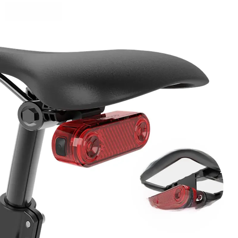 AliExpress NONE GACIRON 60LM Bicycle Rear Cargo Rack Light Smart Brake Warning Taillight Safety Warning LED Bike Frame Lamp 1200mAh Rechargeable