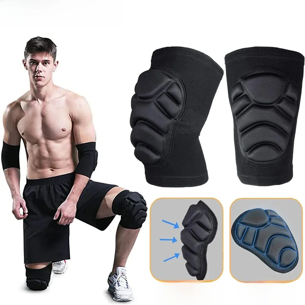 AliExpress 1 Pair Knee Elbow Pads Brace Support for Cycling Snowboard Roller Skating Skateboard Extreme Sports Protective Gear Kneepads
