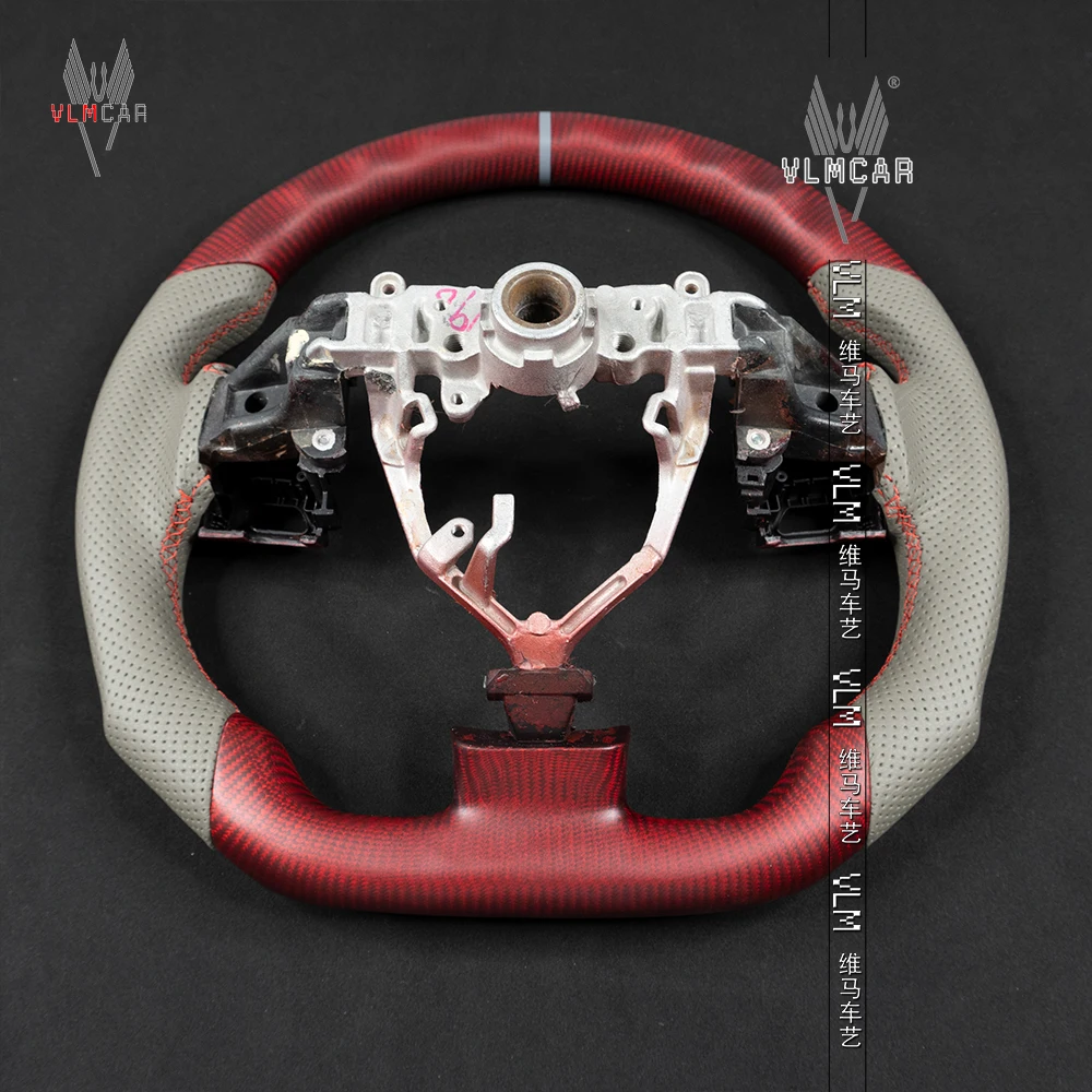 VLMCAR Carbon Fiber Steering Wheel For Lexus GS 2004 2005 Car Accessories Led Lights Support Private Customization Any Styles