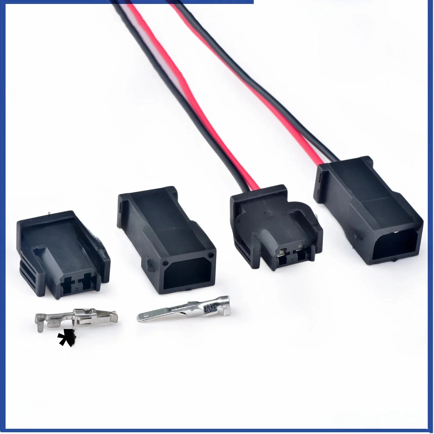 Prise de prise de faisceau de câbles pour éclairage de porte d'automobile à 2 broches 893971632 893971992 Connecteur de capteur ABS de voiture 893 971 632 893 971 992