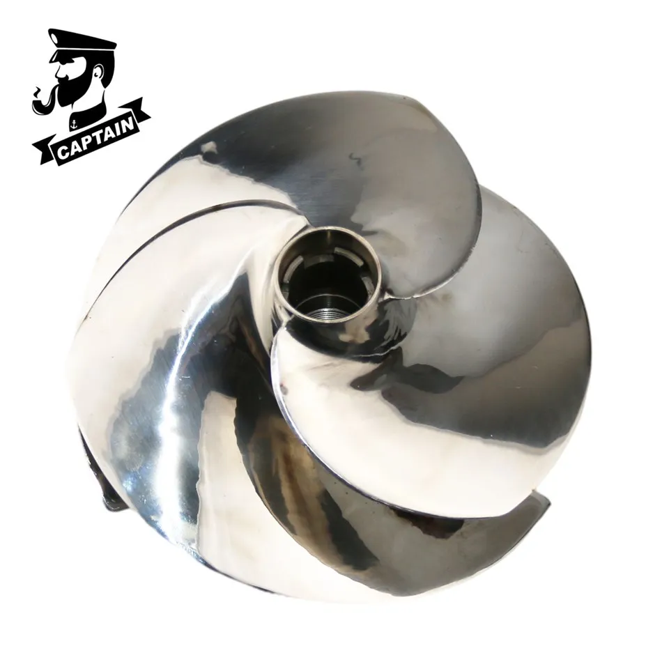 Captain YV-13/20 Jet Ski Impeller Fit Yamaha GP1800 FZR FZS FX SVHO FX CRUISER SVHO FX LIMITED SVH 3 Blades Polished 160mm