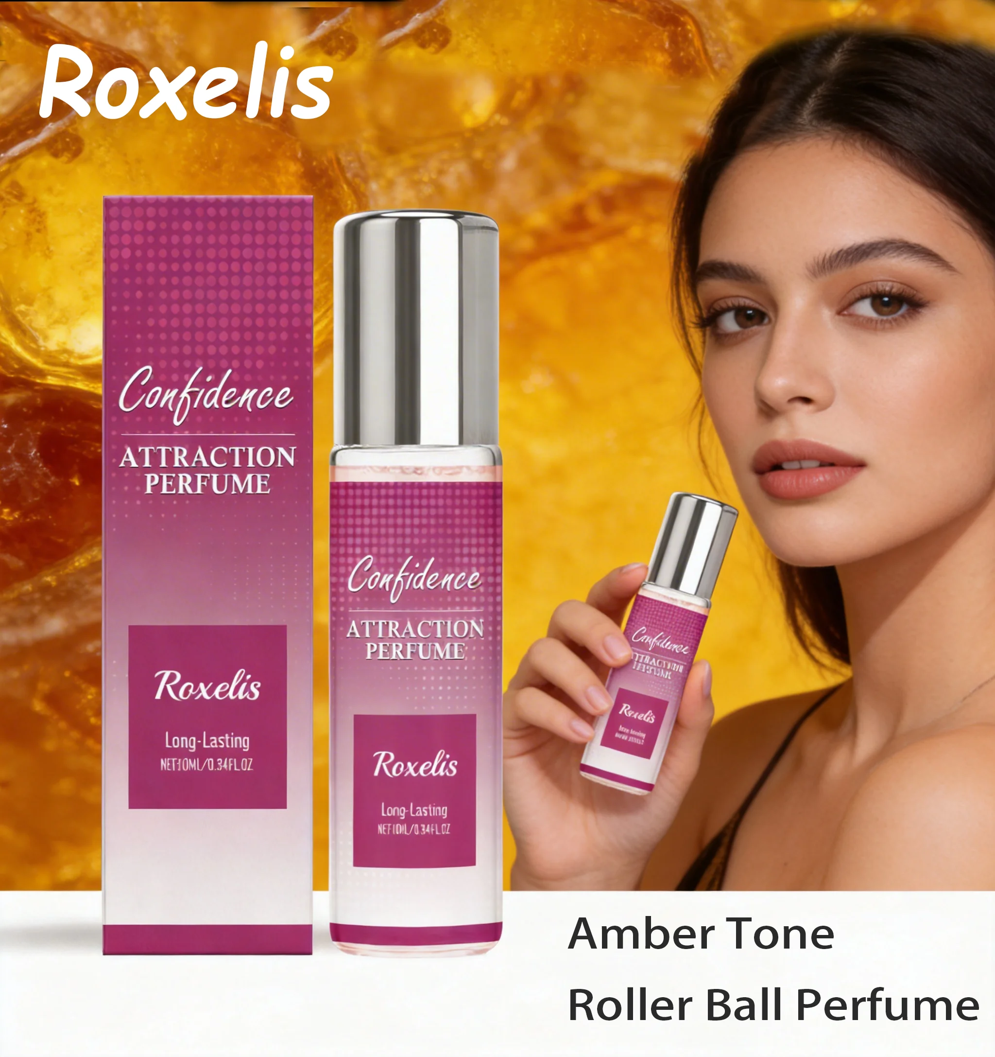 

Парфюм ROXELIS 10 мл для женщин, стойкий, свежий, элегантный амбровый аромат, придает очарование, привлекает противоположный пол, для свиданий и повседневного использования.