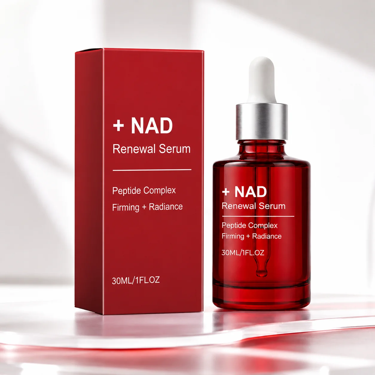 1/2pcs AMZ Radiant Hydration Serum Face Primer Nutrient Fluid Velvet Finish Smooth Fit Daily Skincare Compact