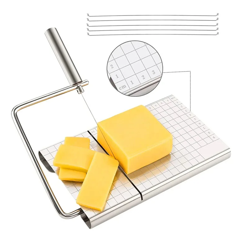 Stainless scale wire butter cheese slice