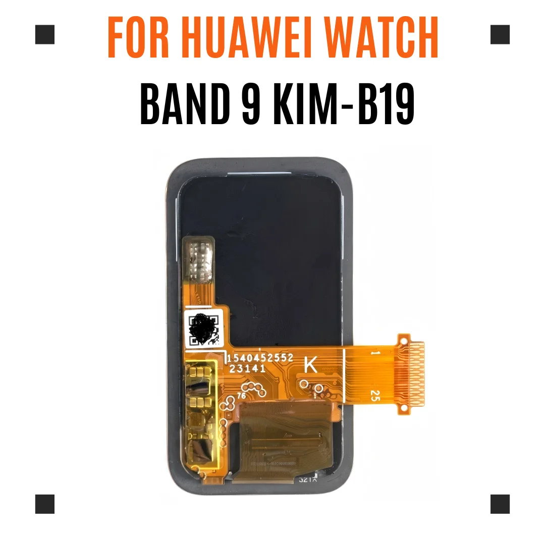 For Huawei Watch Band 9 KIM-B19 LCD Screen Display Touch Digitizer Replacement AMOLED Full Assembly