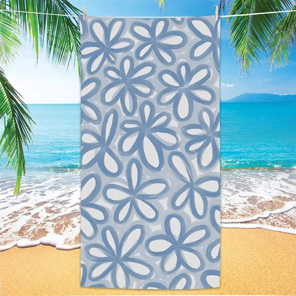 1 Nordic Bohemian Summer Bohemian Beach Towel Beach Towel No Sand Portable Travel Towel Sports Women Men Microfiber Quick Dry Ba