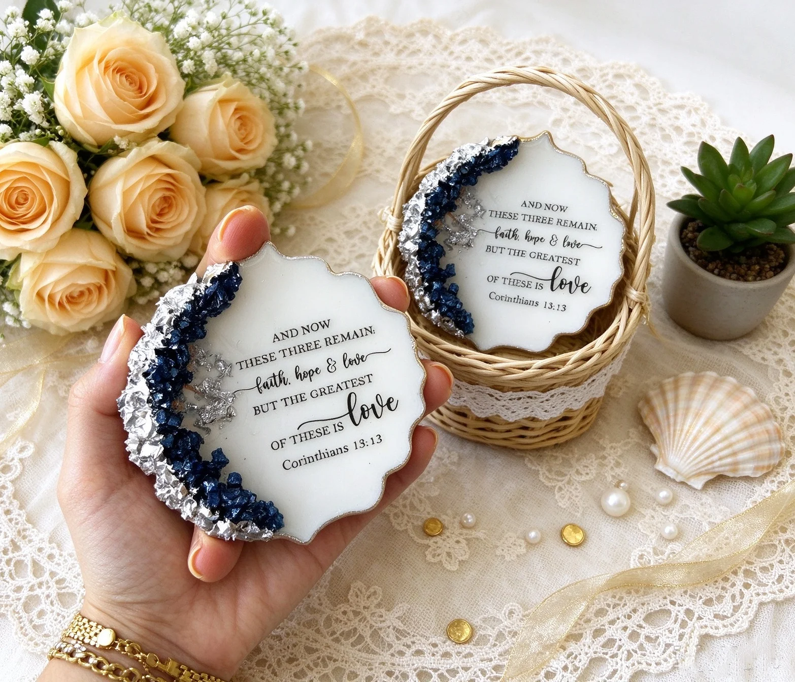 First Birthday Thank You Epoxy Magnet Favor, Custom Name Date Refrigerator Magnets, Bulk Baby Party Guest Keepsake Gift