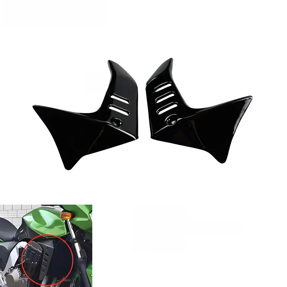 Couvercle de panneau latéral de radiateur de carénage en plastique ABS pour moto, protecteur de capot adapté à Kawasaki Z 750 Z750 2004 2005 2006 2007