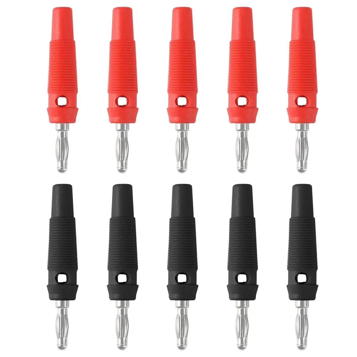 10 sztuk 32A wysoki prąd rodzaj śruby 4mm wtyki bananowe męskie złącze kabel głośnikowy Adapter 4mm wysoki prąd wtyki bananowe — zdjęcie 2