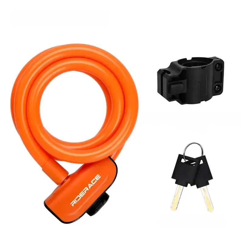 AliExpress riderace RIDERACE Bicycle Cable Lock Mountain Bike Portable Anti-theft Ring Lock High Security For Scooter Electric E-Bike Road Cycling