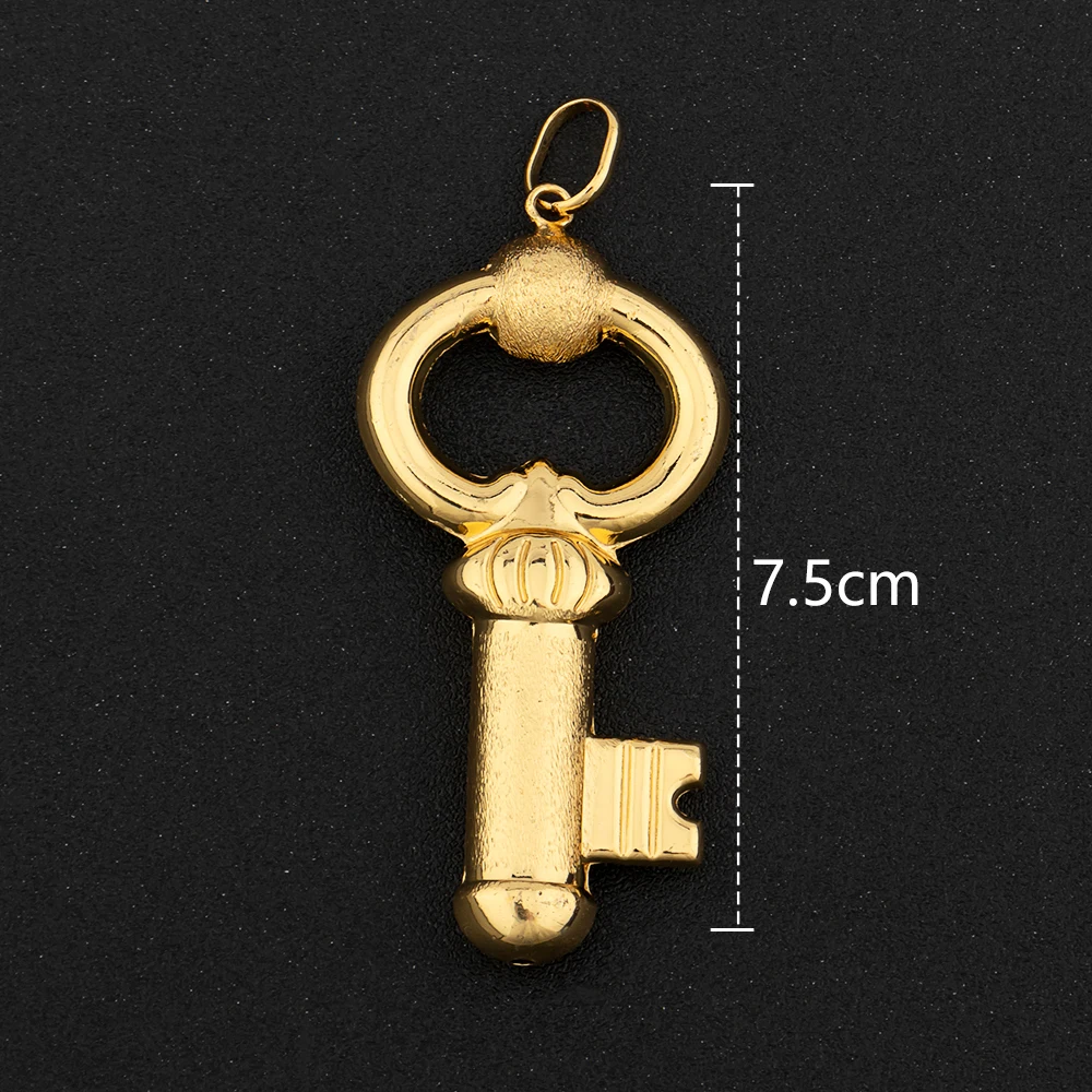 Hip Hop Personality Pendant Gold Color African Map Mermaid Dollar Euro Shape Pendant for Women Men Luxury Copper Chain Jewelry