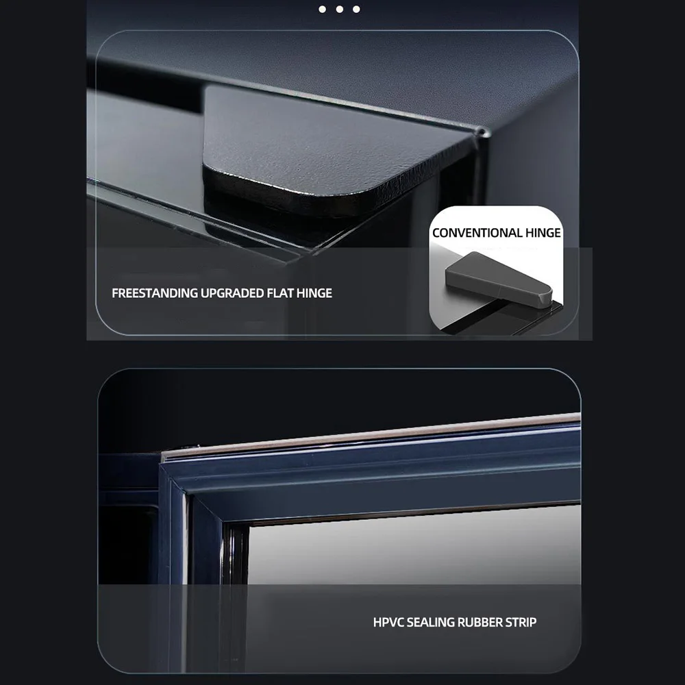 단일 문짝 소형 시가 디스플레이 보습 캐비닛, 150-250 항온 시가 캐비닛, 27 리터