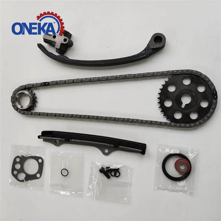 ONEKA Timing Chain Kit for Nissan 240SX Axxess D21 Pickup 2.4L 89-97 Engine KA24E