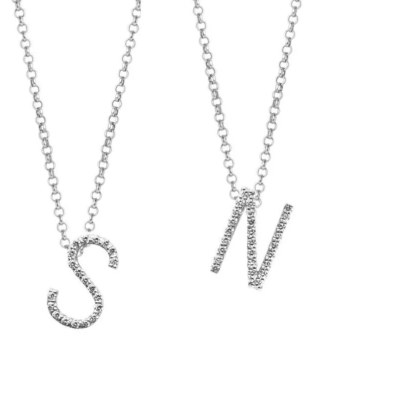 

Подвеска-письмо из стерлингового серебра 925 пробы с цепочкой роскошного качества