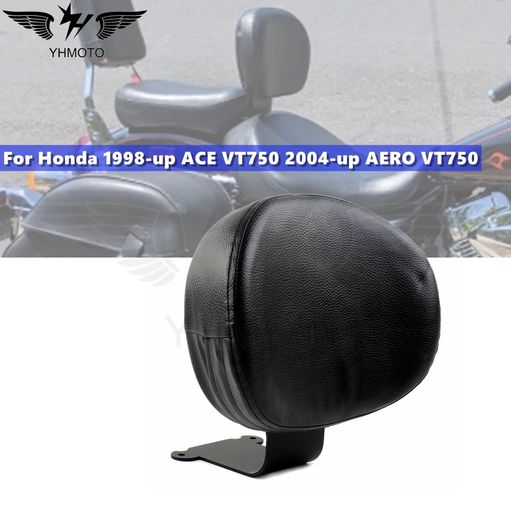 Motorcycle Driver Backrest Cushion Pad For Honda Shadow VT750 1998-up 2004-up AERO VT750 Backrest Pad