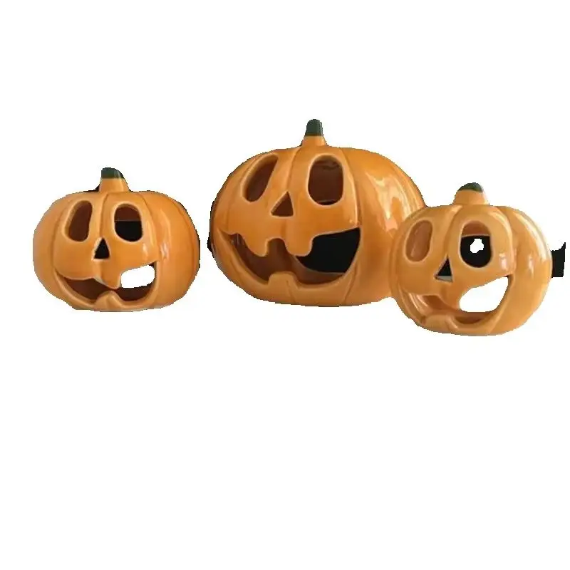 Product Smart Ceramic Pumpkin Candle holder Tealight Candle