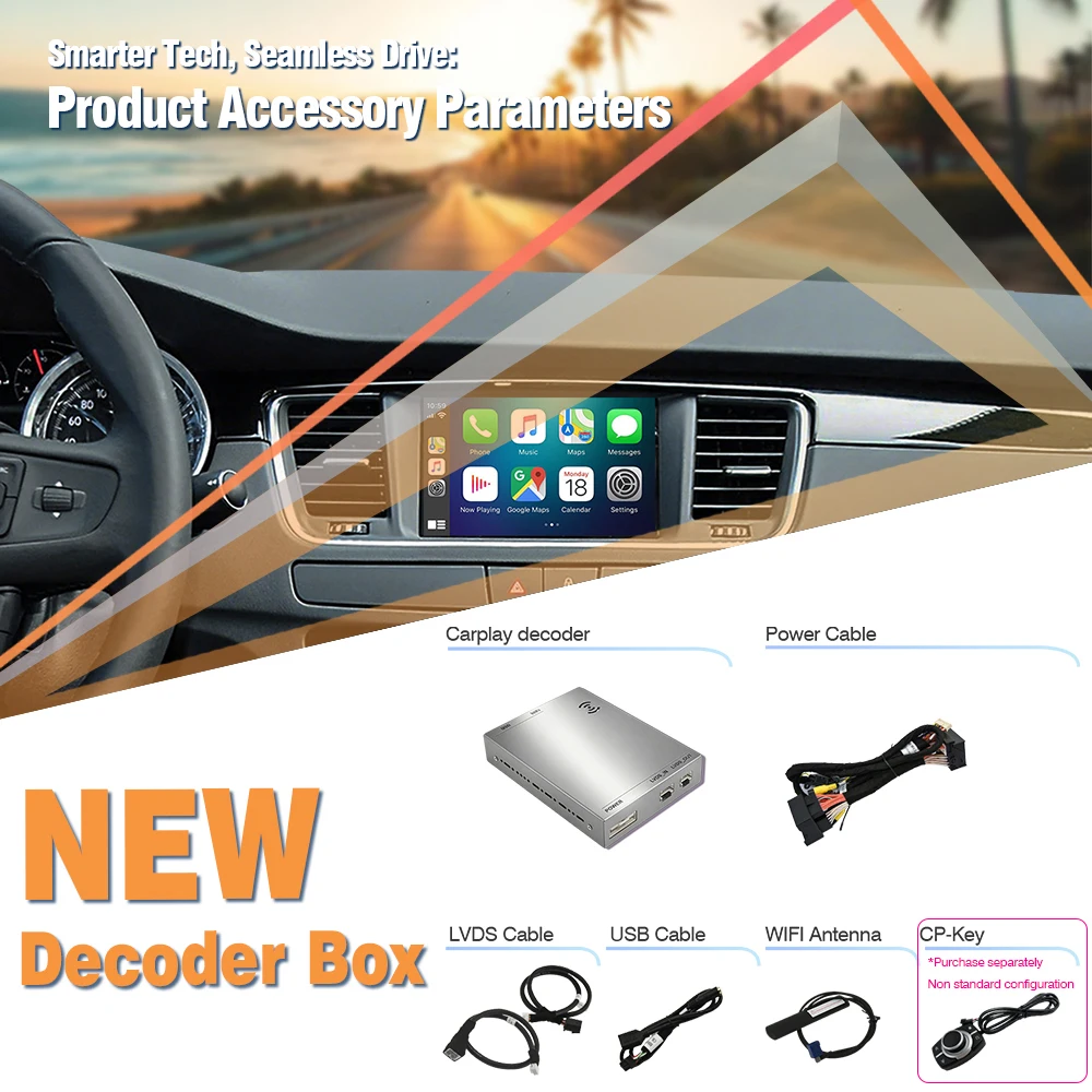 AUTOTOP Kabelloses CarPlay Android Auto Interface Nachrüst-Kits für Peugeot Citroen DS RNEG NG4 RNEG2 207 308 407 3008 5008 C3 RCZ – Detail 18