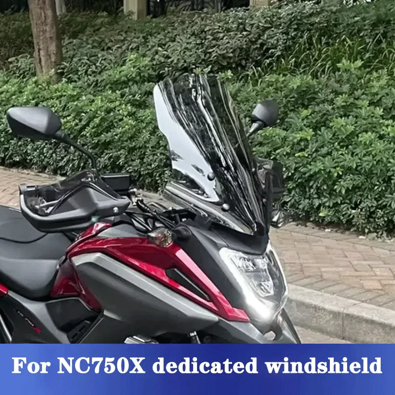 For 2016-20/2021-24 Honda NC750X dedicated modified Windshield NC750X Windshield  heightened front windshield chest plate glass