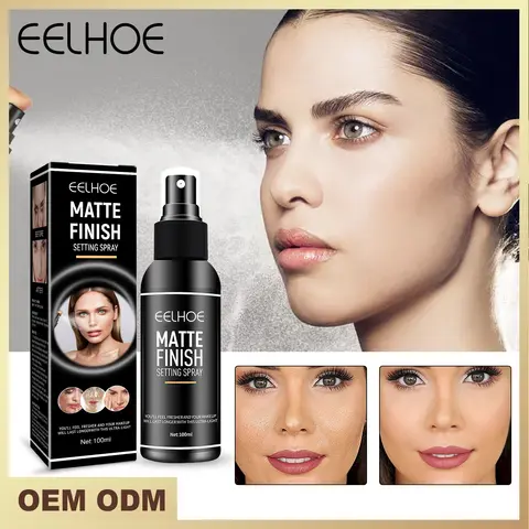 EELHOE Matte Makeup Setting Spray Oil Control Long-lasting Waterproof Refreshing Non-sticky Lock Matte Finish Setting Spray