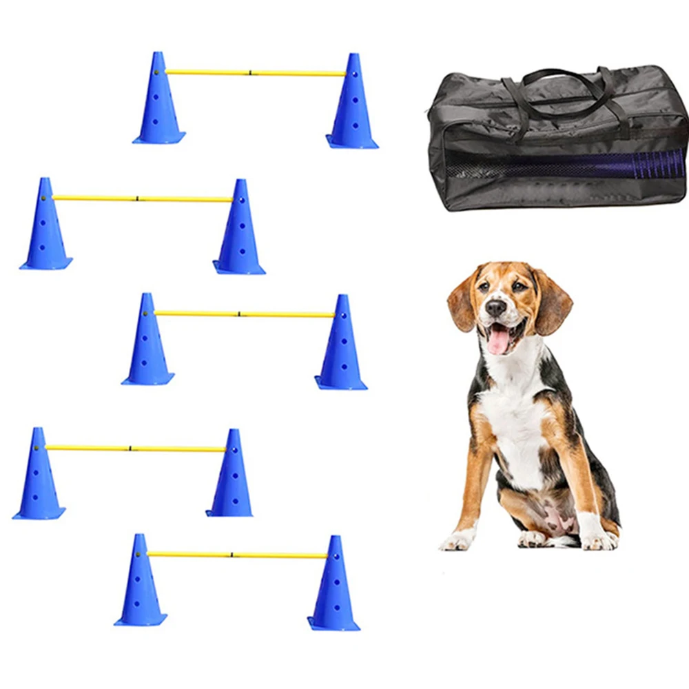 

Dog Training Products Durable Dogs Running Jumping Stakes Pets Outdoor Sports Stake Pole Portable Pet Agility Equipment