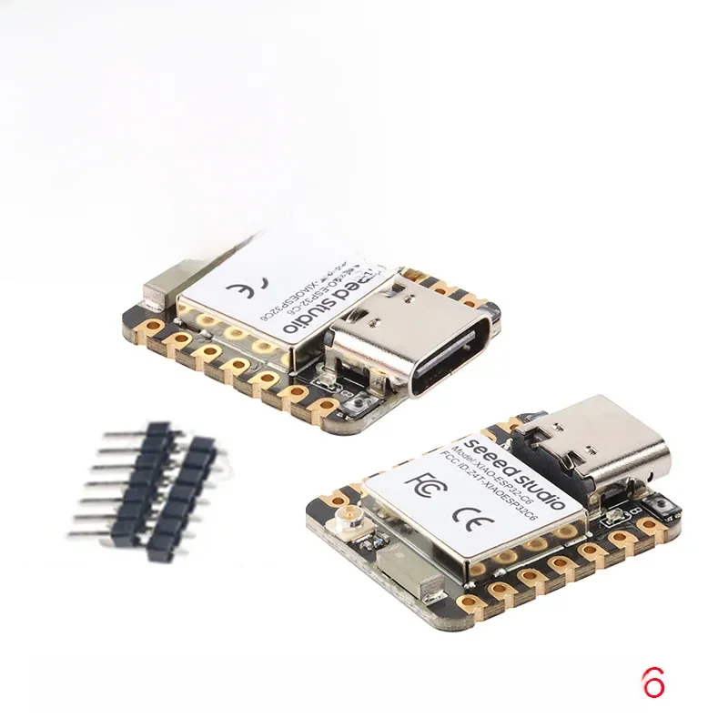 10 pièces/1 pièce Studio de graines XIAO ESP32 Seeed Studio ESP32C6 WiFi 6 + Bluetooth- Ble 5 Support Zigbee Matter Board Module sans fil Wi-Fi