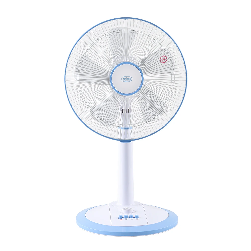 Reyna-Elétrica Home Seat Stand Base Fan, 5 Leaf Timer, ventilador de chuva, RF-4101, 35cm, preço barato