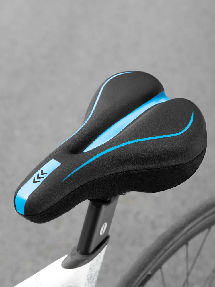 AliExpress NONE TOSUOD Bicycle Saddle Cover Thicken Comfortable Silicone PU Leather Mountain Road Bike Cycling Shockproof Pad Cushion Cover