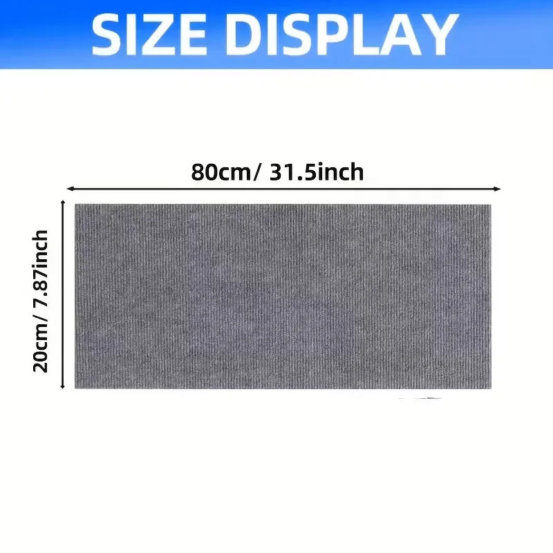 1PC 20x80cm Anti slip stair treads,Stair Runners Non Slip, Absorbing Stair Treads Stair Rugs , Elderly