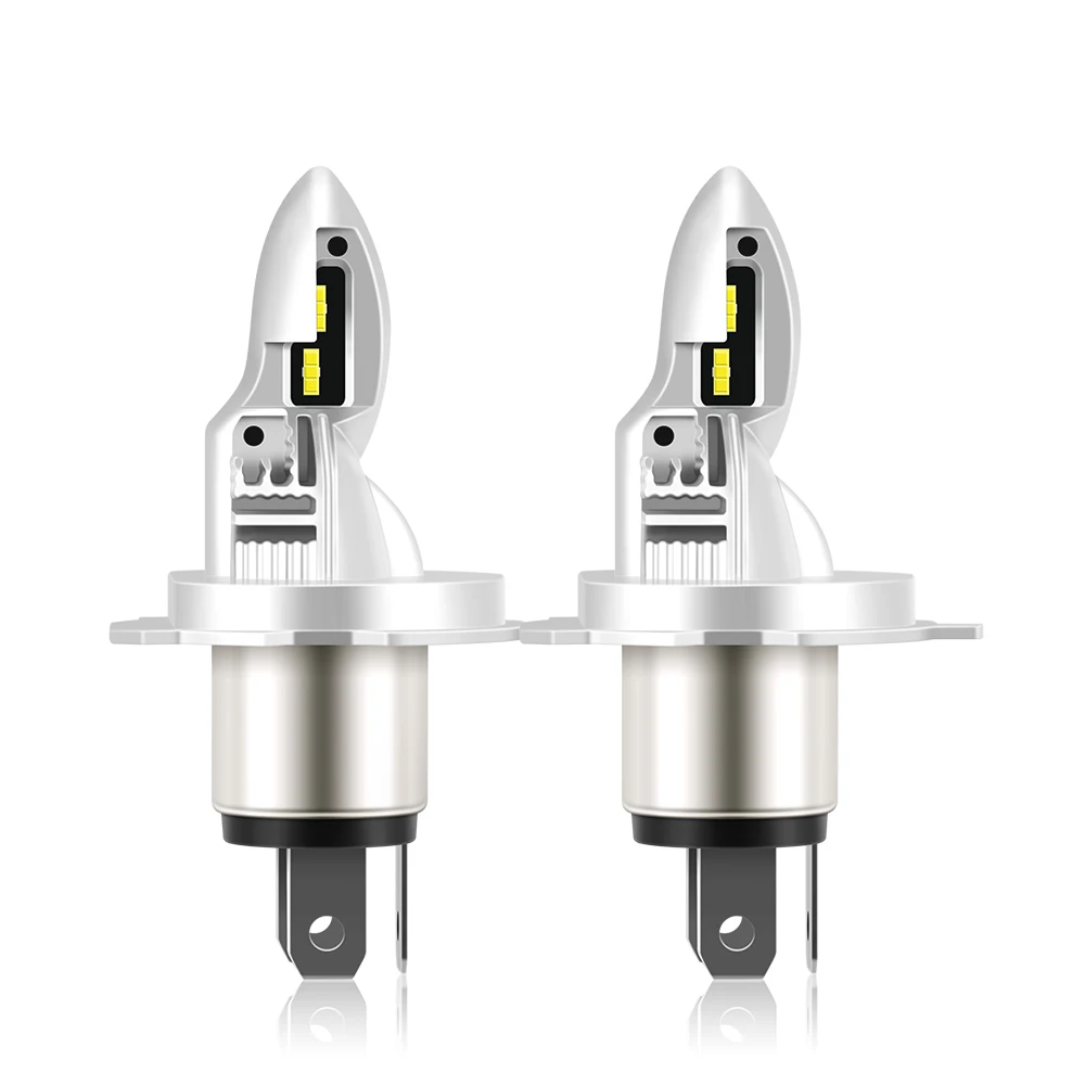 H4 Fern-/Abblendlicht-Auto-Nebelscheinwerfer, LED-Nebelscheinwerfer, 22000 lm, 150 W, 6000 K, weiße Glühbirnen, CSP-Chip mit Lüfter, Plug & Play