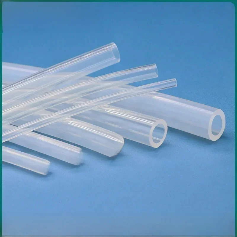 Tuyau en caoutchouc de Silicone Transparent de qualité alimentaire, 1/5/10M, ID 0.5 1 2 3 4 5 6 7 8 9 10 12 13 14mm O.D, Tube Flexible et non toxique