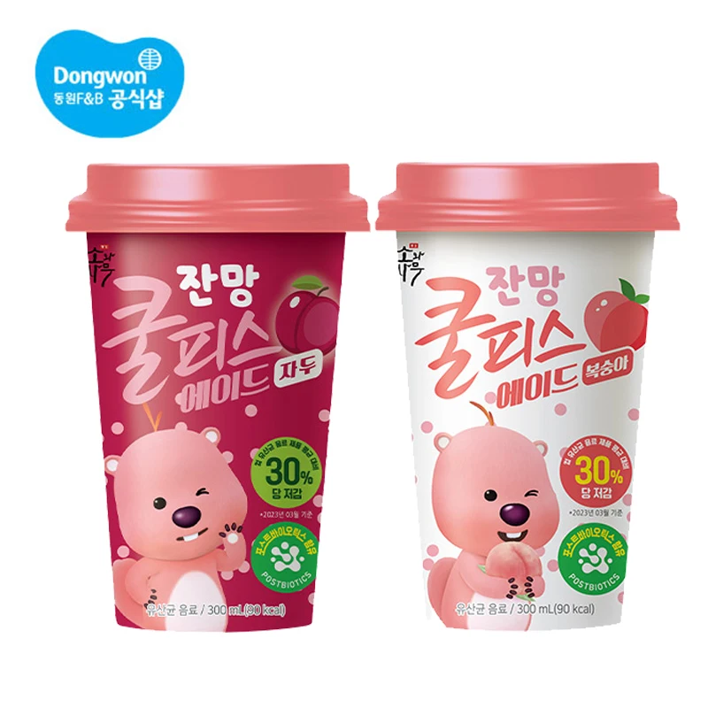 [Dongwon Official Shop] 12 300ml Peaches/Pls