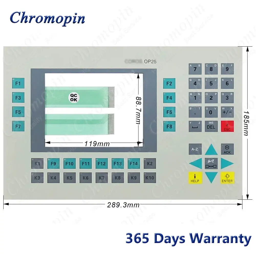 Membrane Keypad Keyboard Switch for 6AV3 525-4EA01-0AX0-ZA03 6AV3525-4EA01-0AX0-ZA03 OP25 Membrane Keypad