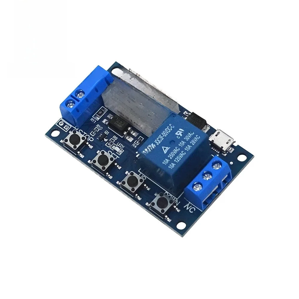 AliExpress HZWDONE DC 6-30V Timer Relay Programmable Delay Relay Module Cycle Timer with LED Display 6V 9V 12V 24V Micro USB Smart Home Controller