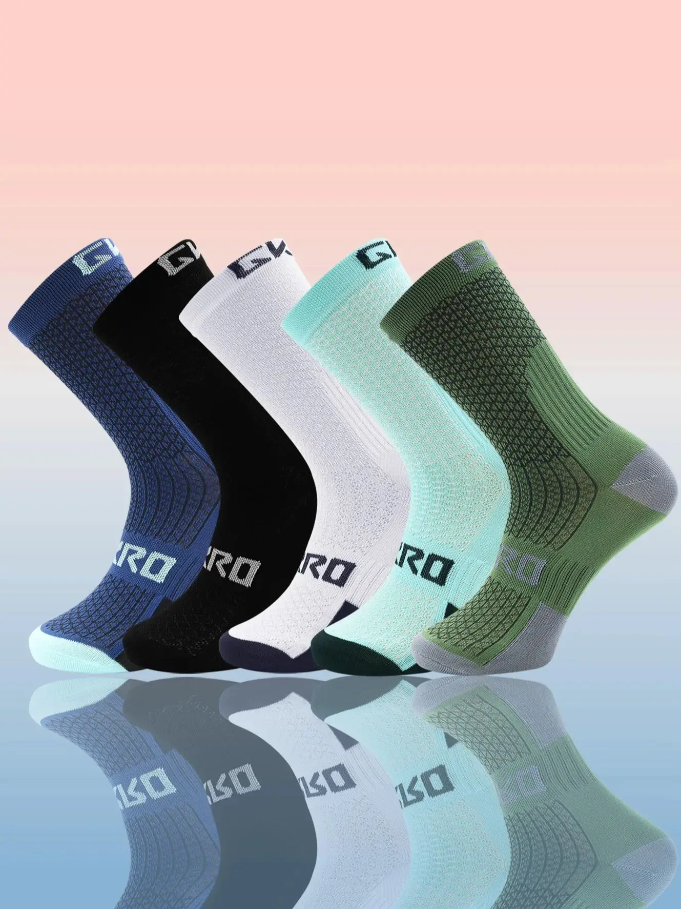 AliExpress NONE Professional Cycling Socks Breathable Road Bicycle Socks Men Women Outdoor Sports Racing Sport Socks High Quality