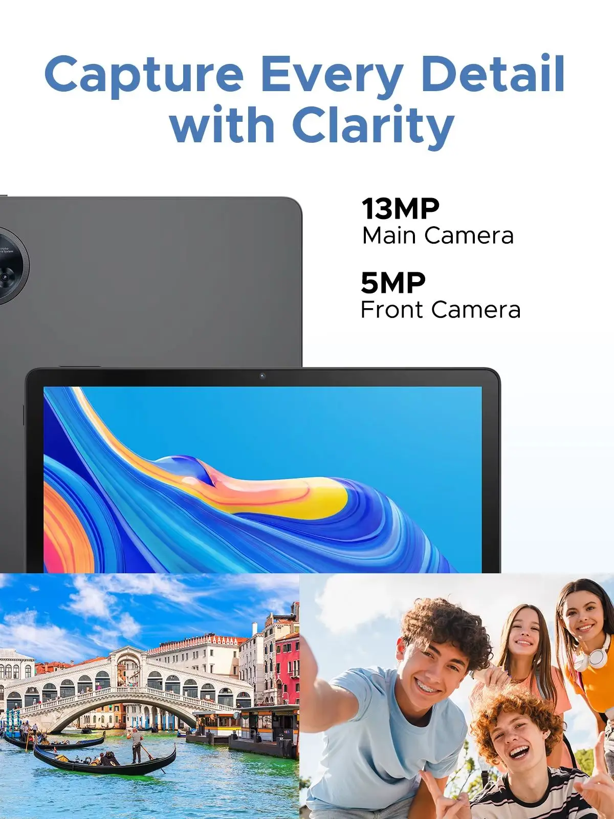 DOOGEE U11 Pro Android 16 Tablet 30GB(6+24) 256GB 11" HD 90Hz Scherm Unisoc T7200 octa-core 8580mAh Batterij 13+5MP Widevine L1 - afbeelding 2