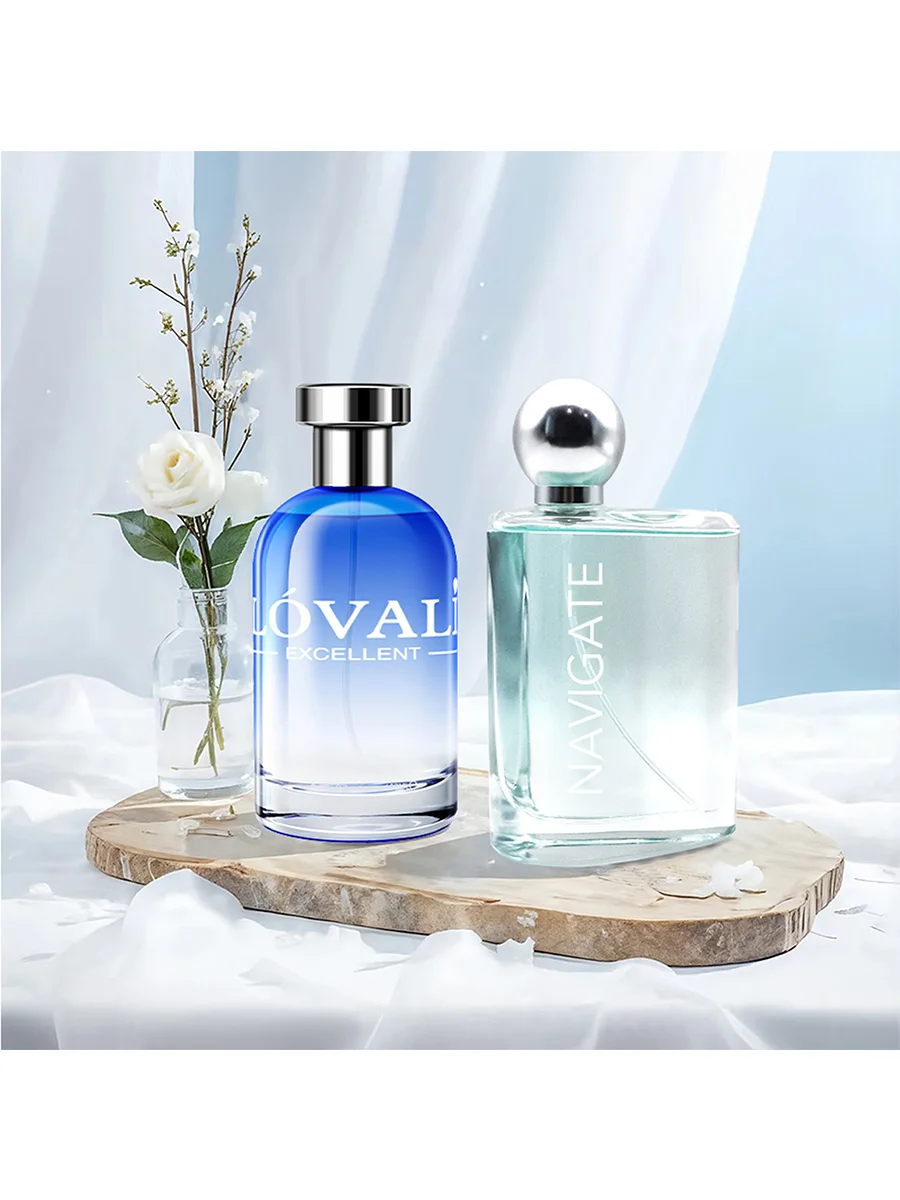 

2PACK/200ML Men's Cologne Set | Aromatic Woody & Aquatic Scents with Lavender Musk Notes | Daily Wear Fragrance Gift for Men