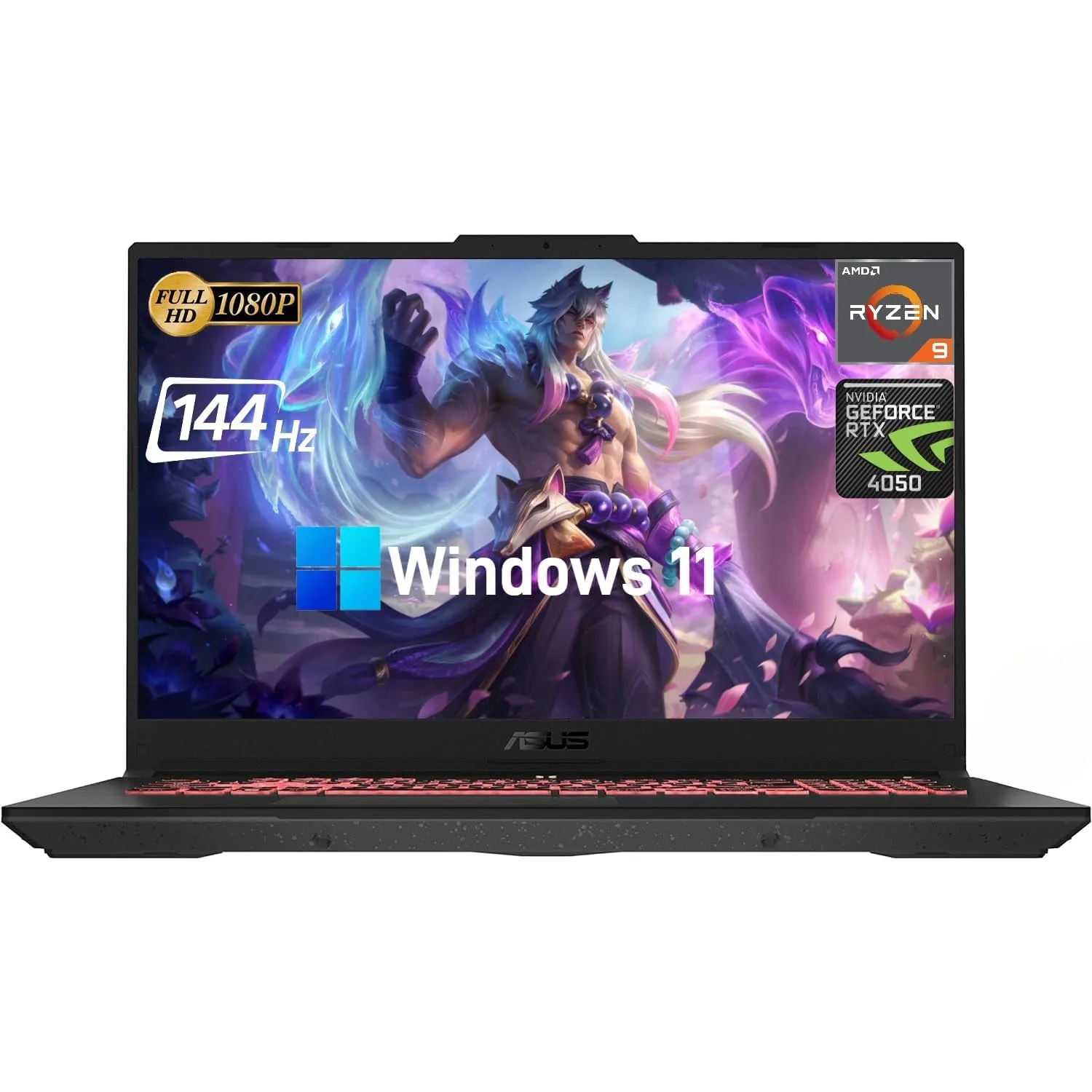 

Игровой ноутбук ASUS TUF A17 17,3 дюйма, AMD Ryzen 9-7940HS,NVIDIA GeForce RTX 4050,64 Гб ОЗУ, 4 ТБ SSD,Mecha Grey,Windows 11 Home