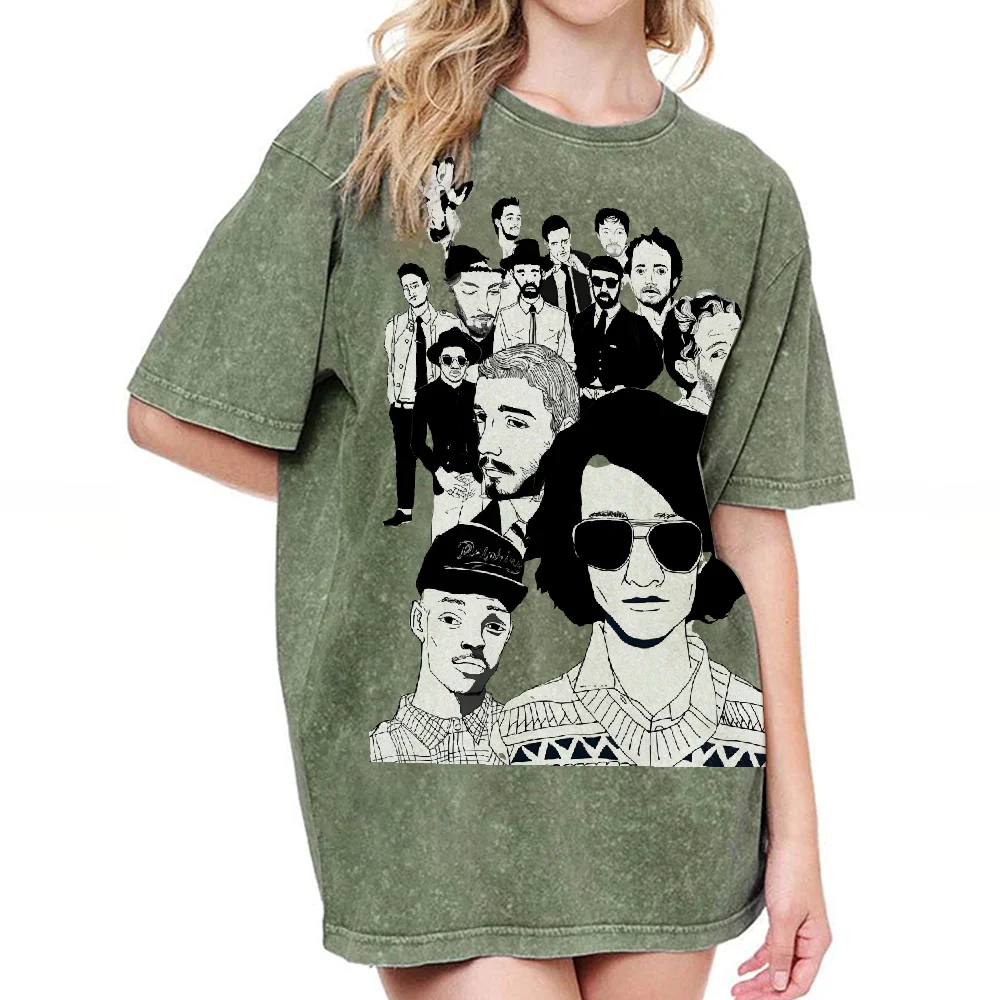 

Trendy High Quality Women T - Shirt For Daily Wear Retro Character Collage Graphic Summer Casual Loose Short - Sleeved Tee