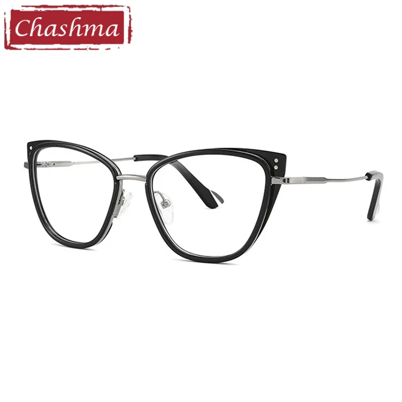 

Chashma Prescription Glasses Women Ultra Light Classic Design Cat Eye Eyeglasses Frames Optical TR90 Eyewear for Recipe Lenses